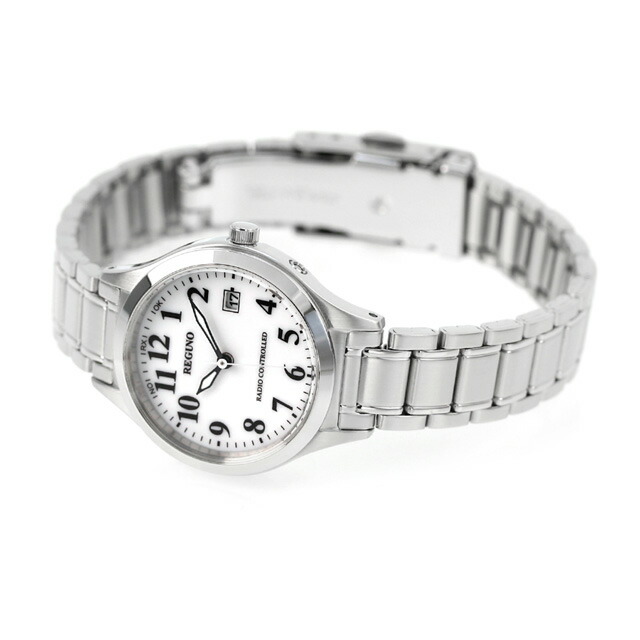 シチズン レグノ ソーラーテック 電波ソーラー 腕時計 ソーラー電波腕時計 ソーラー電波時計 レディース CITIZEN REGUNO KS1-210-21 アナログ シルバー ブランド おしゃれ 防水 軽い 華奢 かわいい プレゼント 女性 実用的