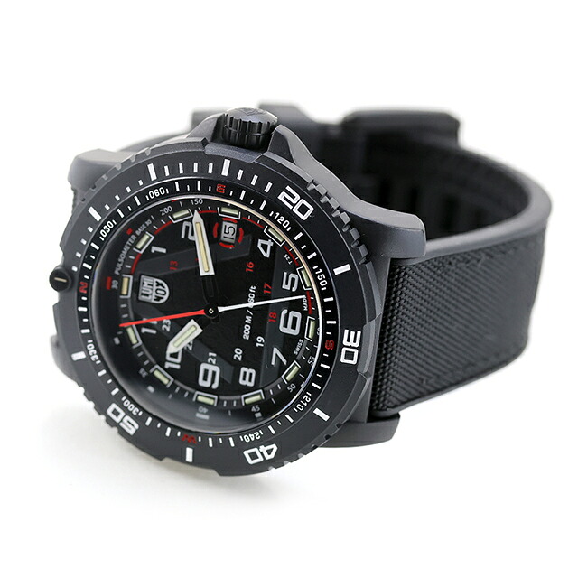 ルミノックス アイス・サー クォーツ 電池式 腕時計 ブランド メンズ LUMINOX 1081 アナログ ブラック 黒 スイス製 おしゃれ 防水 文字盤 大きい プレゼント 男性 実用的