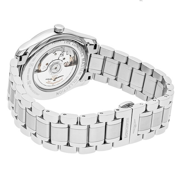 ロンジン マスターコレクション 自動巻き 腕時計 ブランド メンズ LONGINES L2.910.4.51.6 アナログ ブラック 黒 スイス製 おしゃれ 防水 プレゼント 男性 実用的