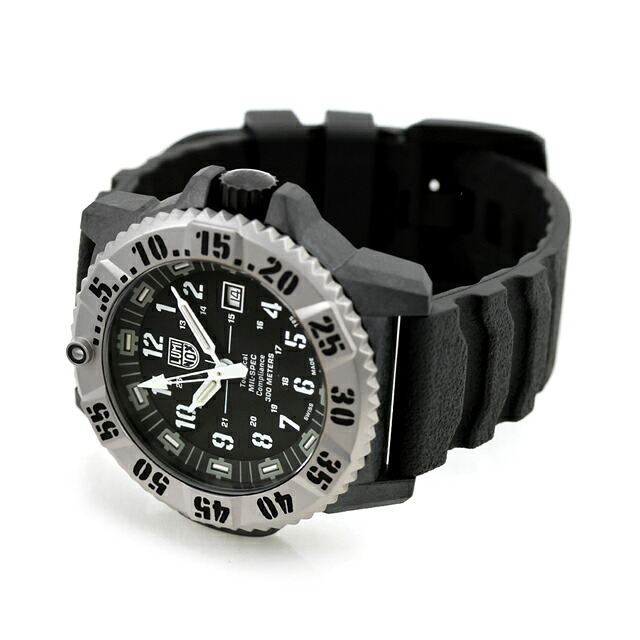 ルミノックス ミルスペックシリーズ クォーツ 電池式 腕時計 ブランド メンズ 替えベルト LUMINOX XL.3351.1.SET アナログ ブラック 黒 スイス製 おしゃれ 防水 文字盤 大きい プレゼント 男性 実用的