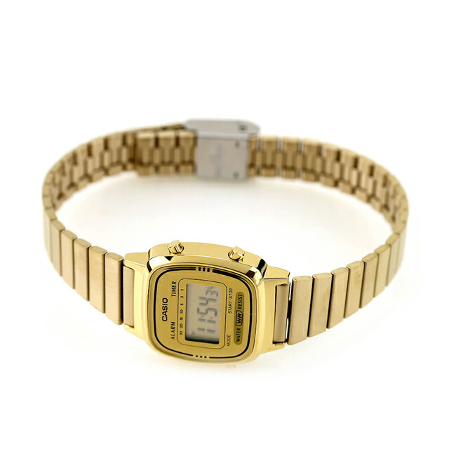 カシオ チープカシオ CASIO クォーツ 電池式 LA670WGA-9 ビンテージ 海外モデル レディース チプカシ 腕時計 ブランド カシオ casio デジタル ゴールド おしゃれ 防水 軽い 華奢 かわいい プレゼント 女性 実用的 学生 受験生 受験用 試験用 受験対応
