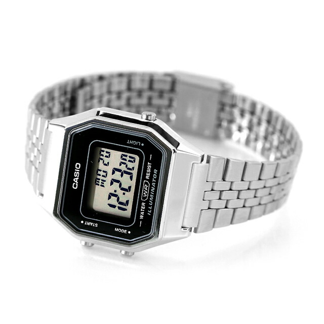 カシオ CASIO クォーツ 電池式 LA680WA-1 スタンダード チプカシ ユニセックス メンズ レディース 腕時計 カシオ casio デジタル ブラック 黒 ブランド おしゃれ 防水 小さい 軽い かわいい プレゼント 実用的