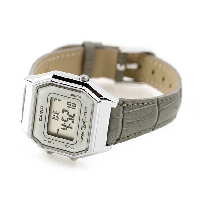 カシオ チープカシオ CASIO ヴィンテージ クォーツ 電池式 LA680WEL-8A2 海外モデル レディース チプカシ 腕時計 ブランド カシオ casio デジタル ライトグレー グレー おしゃれ 防水 軽い 華奢 かわいい プレゼント 女性 実用的