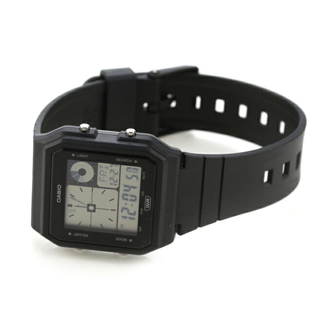 カシオ チープカシオ CASIO クォーツ 電池式 LF-20W-1A クラシック ユニセックス チプカシ 腕時計 ブランド カシオ casio デジタル ブラック 黒 おしゃれ 防水 かわいい プレゼント 実用的 学生 受験生 受験用 試験用 受験対応