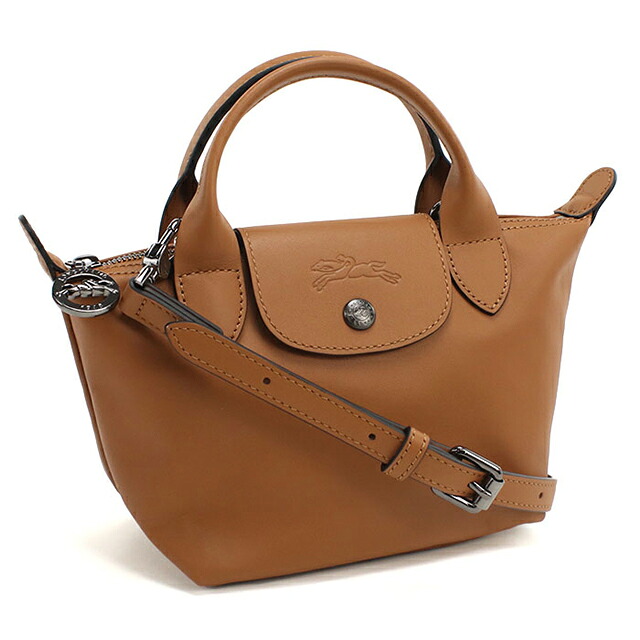 ロンシャン ハンドバッグ レディース ブランド Longchamp 2WAY レザー 1500 ブラウン 軽量 小さめ 手提げ 高級 おしゃれ プレゼント 女性 実用的 かわいい