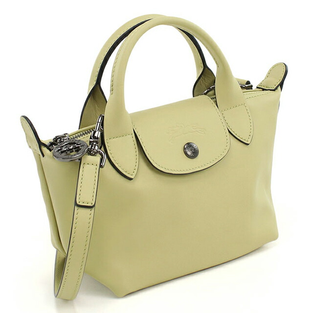 ロンシャン ハンドバッグ レディース ブランド Longchamp 2WAY レザー 1500 イエロー 軽量 小さめ 手提げ 高級 おしゃれ プレゼント 女性 実用的 かわいい