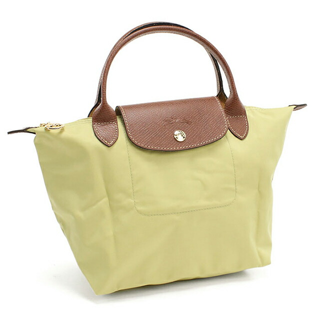 ロンシャン ハンドバッグ レディース ブランド Longchamp 1621 イエロー 軽量 小さめ 手提げ 高級 おしゃれ プレゼント 女性 実用的 かわいい