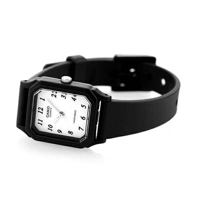 カシオ 腕時計 シンプル チープカシオ 海外モデル レディース LQ-142-7BDF CASIO ホワイト ブラック チプカシ 時計 ブランド おしゃれ アナログ 防水 小さい 軽い かわいい プレゼント 女性 実用的 学生 受験生 受験用 試験用 受験対応