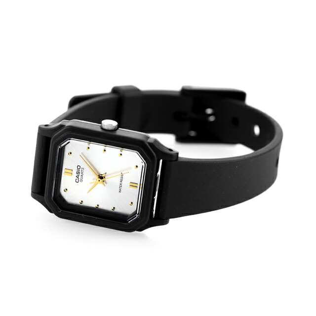 カシオ CASIO LQ-142E-7A ポップ チプカシ 海外モデル レディース 腕時計 カシオ casio アナログ シルバー ブラック 黒 ブランド おしゃれ 防水 小さい 軽い かわいい プレゼント 女性 実用的