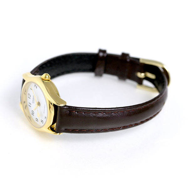 カシオ 腕時計 シンプル チープカシオ 海外モデル レディース LTP-1094Q-7B5RDF CASIO ホワイト チプカシ 革ベルト 時計 ブランド おしゃれ アナログ 防水 小さい 軽い かわいい プレゼント 女性 実用的 学生 受験生 受験用 試験用 受験対応