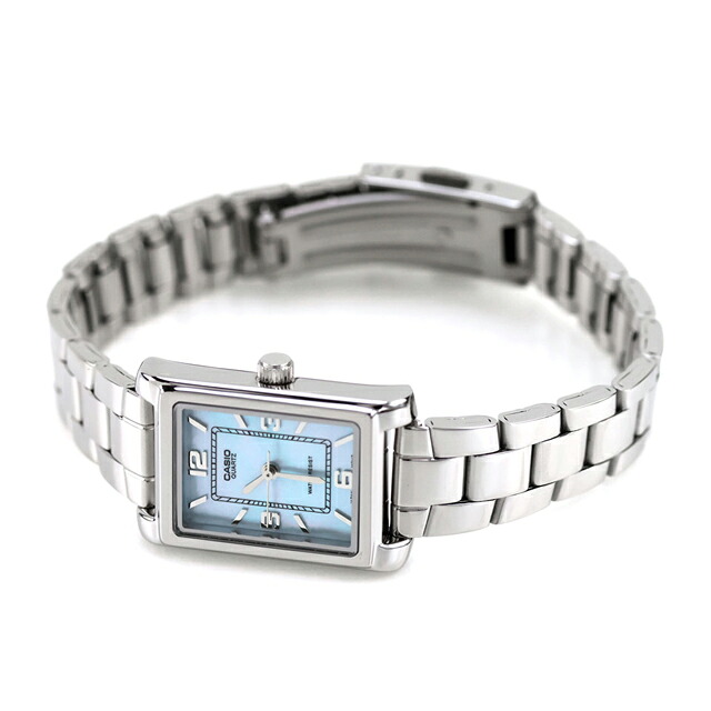 カシオ チープカシオ CASIO クォーツ 電池式 LTP-1234DS-2A スタンダード 海外モデル レディース チプカシ 腕時計 シンプル ブランド カシオ casio アナログ ブルーシェル おしゃれ 防水 軽い 華奢 かわいい プレゼント 女性 実用的 学生 受験生 受験用 試験用 受験対応