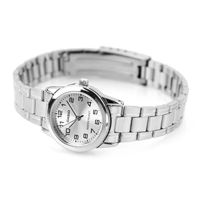 カシオ チープカシオ CASIO クォーツ 電池式 LTP-V001D-7B スタンダード 海外モデル レディース チプカシ 腕時計 シンプル ブランド カシオ casio アナログ シルバー おしゃれ 防水 軽い 華奢 かわいい プレゼント 女性 実用的 学生 受験生 受験用 試験用 受験対応