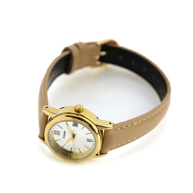 カシオ チープカシオ CASIO クォーツ 電池式 LTP-V002GL-7B3 スタンダード 海外モデル レディース チプカシ 腕時計 シンプル ブランド カシオ casio アナログ シルバー おしゃれ 防水 軽い 華奢 かわいい プレゼント 女性 実用的 学生 受験生 受験用 試験用 受験対応