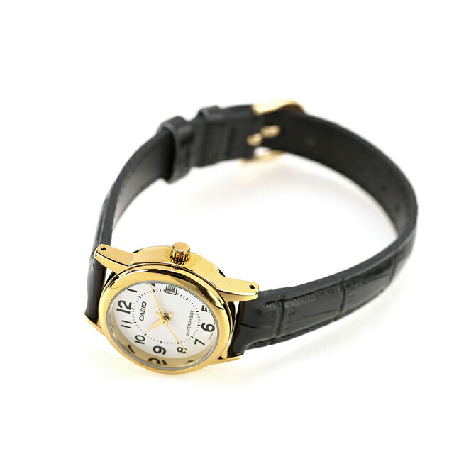 カシオ チープカシオ CASIO クォーツ 電池式 LTP-V002GL-7B スタンダード 海外モデル レディース チプカシ 腕時計 シンプル ブランド カシオ casio アナログ ホワイト 白 おしゃれ 防水 軽い 華奢 かわいい プレゼント 女性 実用的 学生 受験生 受験用 試験用 受験対応