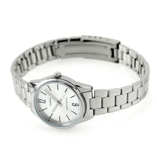 カシオ CASIO LTP-V005D-7B スタンダード チプカシ 海外モデル レディース 腕時計 カシオ casio アナログ シルバー ブランド おしゃれ 防水 小さい 軽い かわいい プレゼント 女性 実用的