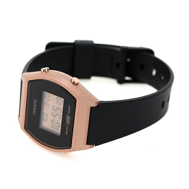 カシオ CASIO LW-204-1A カシオ クラシック チプカシ ユニセックス メンズ レディース 腕時計 カシオ casio デジタル ピンクゴールド ブラック 黒 ブランド おしゃれ 防水 小さい 軽い かわいい プレゼント 実用的