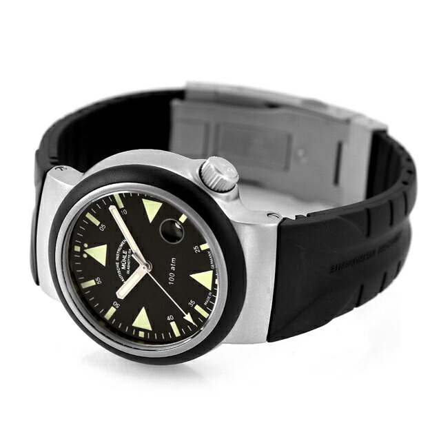 ミューレ・グラスヒュッテ S.A.R. Rescue-Timer 自動巻き 腕時計 ブランド メンズ Muhle Glashutte M1-41-03-KB アナログ ブラック 黒 ドイツ製