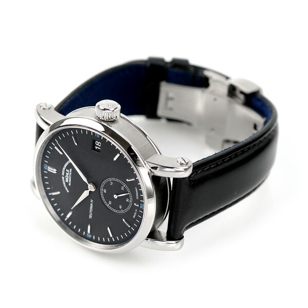 ミューレ・グラスヒュッテ 41mm ドイツ製 自動巻き メンズ 腕時計 M1-44-43-LB Muhle Glashutte ブラック ブランド おしゃれ 防水 プレゼント 男性 実用的
