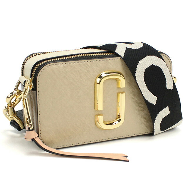 マーク・ジェイコブス 斜め掛け ショルダーバッグ レディース MARC JACOBS THE SNAPSHOT ベトナム 2S3HCR500H03 KHAKI MULTI ベージュ系 マルチカラー バッグ 斜めがけ ブランド 高級 おしゃれ プレゼント 女性 実用的 かわいい