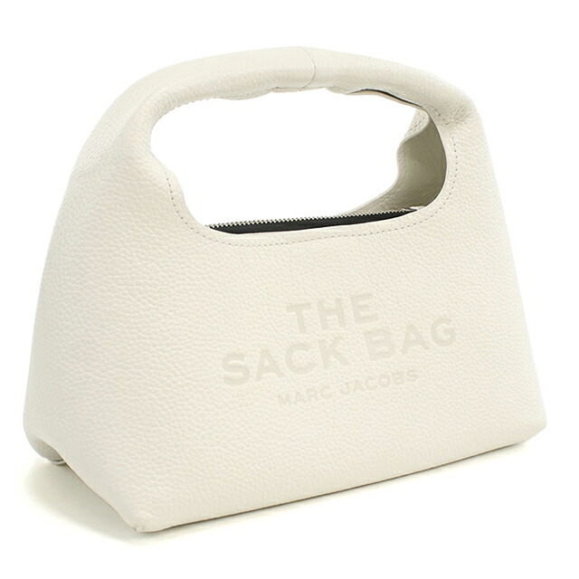 マークジェイコブス ハンドバッグ レディース ブランド MARC JACOBS THE MINI SACK レザー 2F3HSH020H01 ホワイト 軽量 小さめ 手提げ 高級 おしゃれ プレゼント 女性 実用的 かわいい