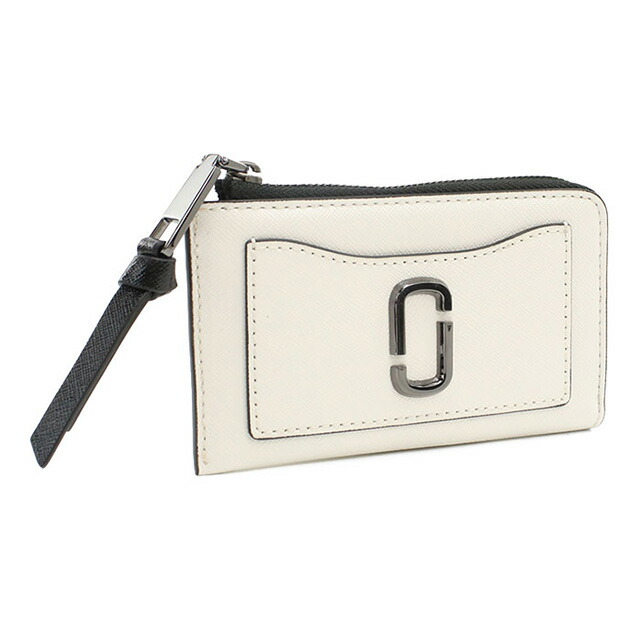マークジェイコブス キーリング付小銭入れ レディース ブランド MARC JACOBS THE TOP ZIP MULTI WALLET 2F3SMP063S07 ホワイト 財布