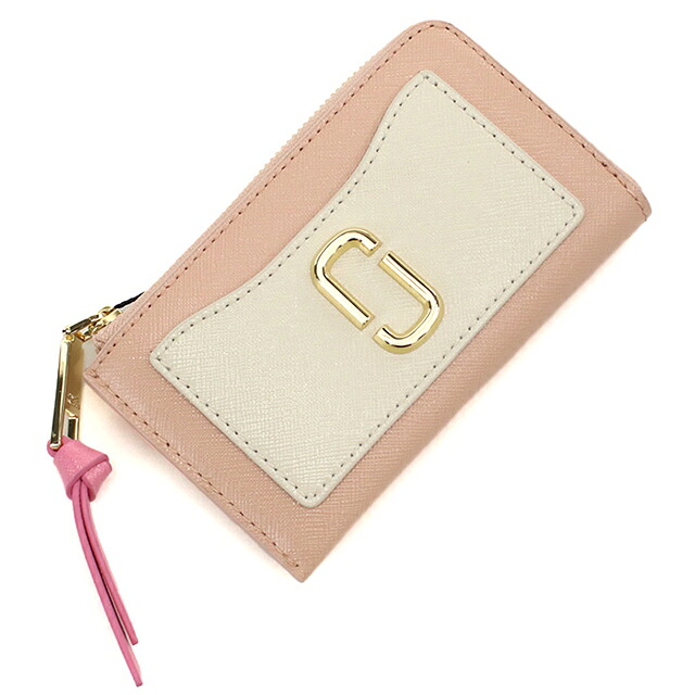マークジェイコブス キーリング付小銭入れ レディース ブランド MARC JACOBS THE TOP ZIP MULTI WALLET フラグメントケース 2F3SMP063S07 ROSE MULTI