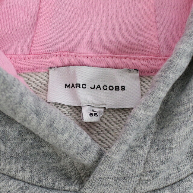 子供服 キッズ 女の子 男の子 高級 ブランド 出産祝い ギフト おしゃれ マークジェイコブス パーカー ベビー MARC JACOBS W12413 CHINE GREY グレー ウェア 選べるモデル