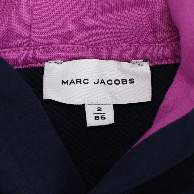 子供服 キッズ 女の子 男の子 高級 ブランド 出産祝い ギフト おしゃれ マークジェイコブス パーカー ベビー MARC JACOBS W12413 NAVY ネイビー系 ウェア 選べるモデル