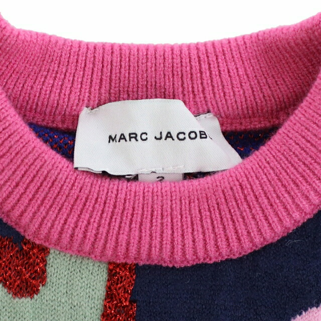 子供服 キッズ 女の子 男の子 高級 ブランド 出産祝い ギフト おしゃれ マークジェイコブス ニット ベビー MARC JACOBS W12428 NAVY ネイビー系 マルチカラー ウェア 選べるモデル