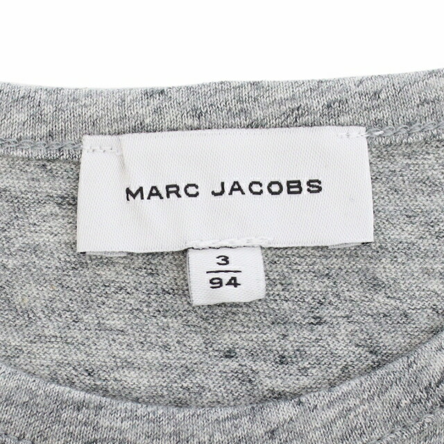 子供服 キッズ 女の子 男の子 高級 ブランド 出産祝い ギフト おしゃれ マークジェイコブス Tシャツ ベビー MARC JACOBS W15623 CHINE GREY グレー系 ウェア 選べるモデル