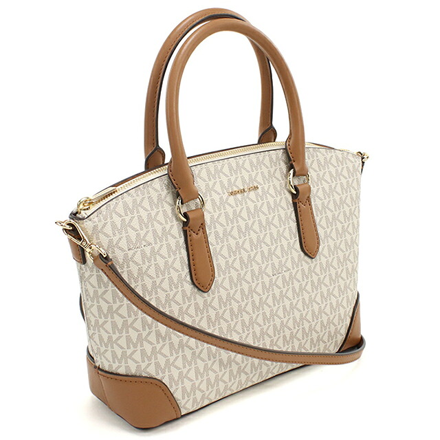 マイケルコース ハンドバッグ レディース ブランド MICHAEL KORS MURPHY 2WAY 30R6G1WS8B VANILLA-ACRN 軽量 小さめ 手提げ 高級 おしゃれ プレゼント 女性 実用的 かわいい