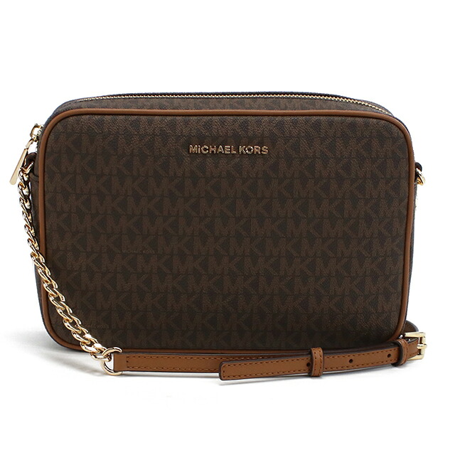 マイケルコース 斜め掛け ショルダーバッグ レディース ブランド MICHAEL KORS JET SET 32F1GJ6C7B ブラウン