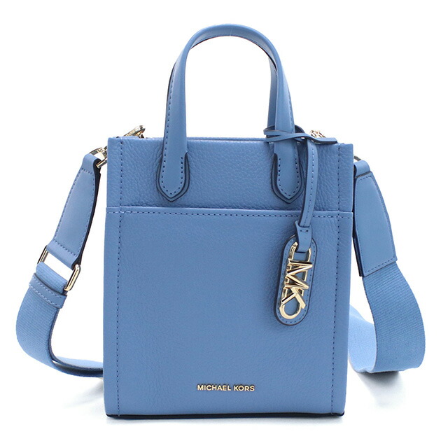 マイケル・コース ハンドバッグ レディース MICHAEL KORS GIGI レザー インドネシア 32R4G3GC4L FRENCH BLUE ブルー系 バッグ 軽量 小さめ 手提げ ブランド 高級 おしゃれ プレゼント 女性 実用的 かわいい