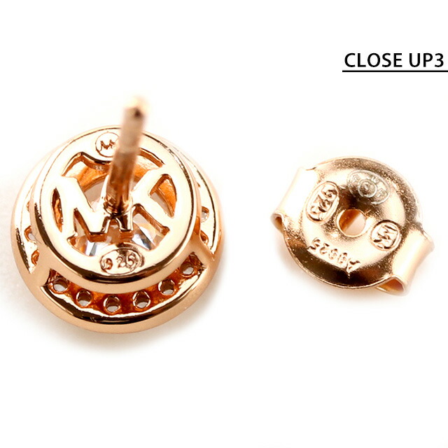 MICHAELKORS マイケルコース ピアス レディース ブランド キュービックジルコニア シルバー925 スタッド 両耳 MKC1035AN791 ローズゴールド ジルコニア ハイブランド アクセサリー 記念日 誕生日プレゼント ギフト