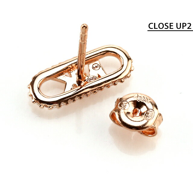 マイケル・コース ピアス レディース ブランド MICHAEL KORS スターリングシルバー キュービックジルコニア スタッド 両耳用 MKC1657CZ791 ローズゴールド アクセサリー