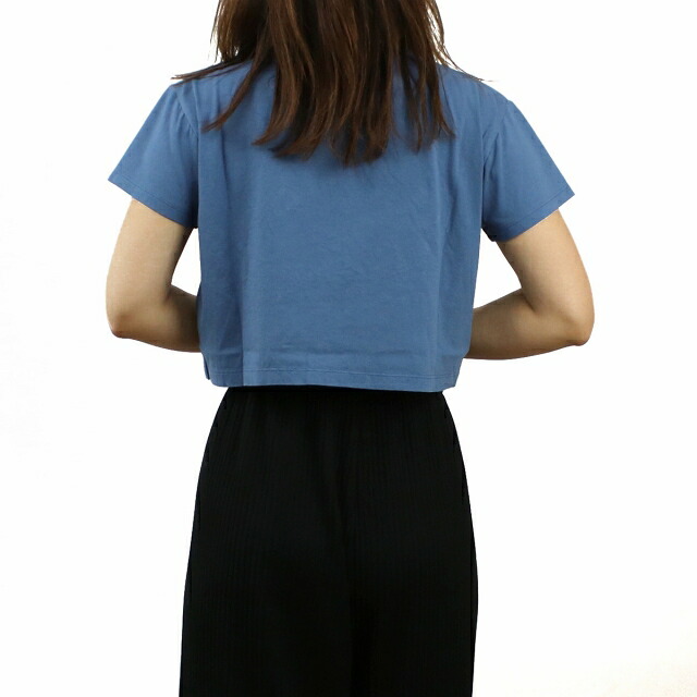 エムエムシックス Tシャツ レディース MM6 コットン100% イタリア S62GD0121 ブルー系 ファッション 選べるモデル