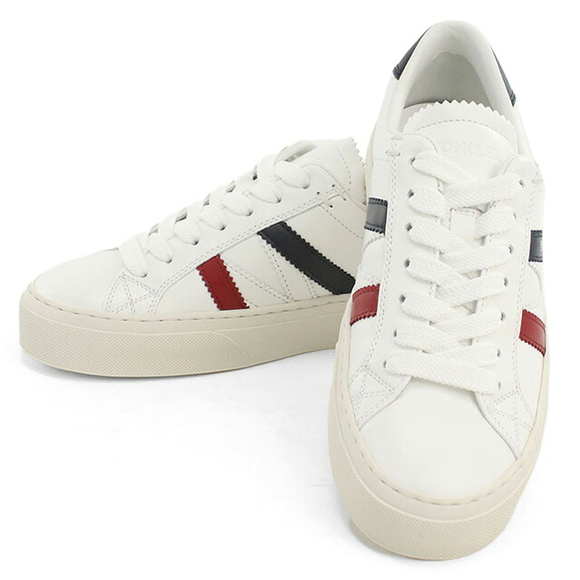 モンクレール スニーカー レディース ブランド MONCLER レザー 4M00160 ホワイト シューズ 選べるモデル