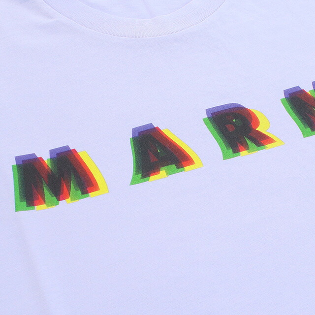 マルニ Tシャツ メンズ ブランド MARNI コットン100% ポルトガル HUMU0198PE パープル系 ファッション 選べるモデル プレゼント 実用的
