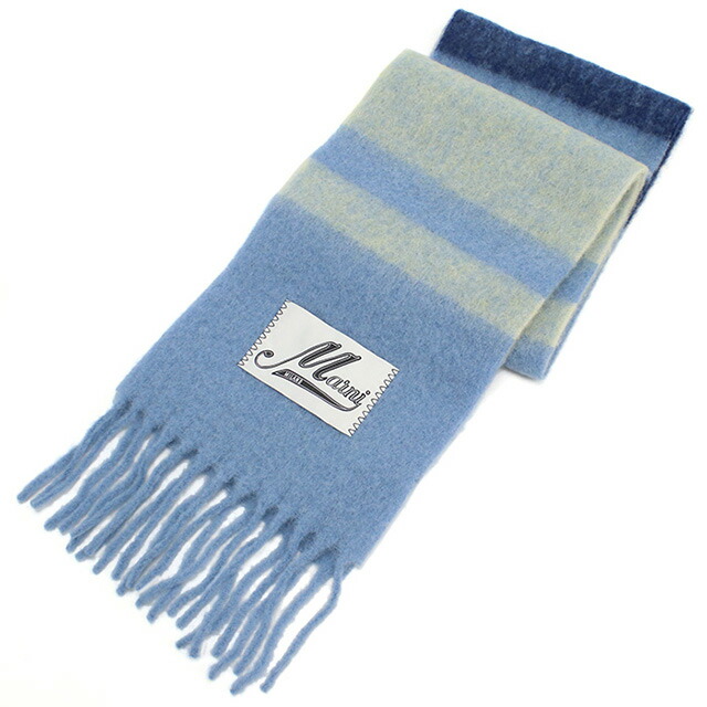 マルニ マフラー レディース ブランド MARNI イタリア SCMC0122Y0 ブルー系 小物