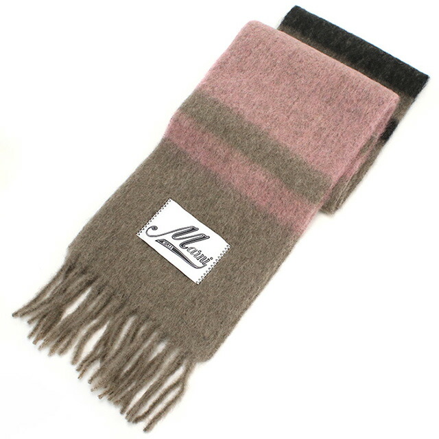 マルニ マフラー レディース ブランド MARNI イタリア SCMC0122Y0 ピンク系 ブラウン系 小物