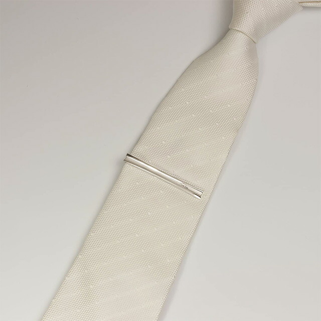 Mila schon ミラショーン ネクタイピン ブランド メンズ タイバー タイピン クリップ 真鍮 MS01023 シルバー アクセサリー ビジネス フォーマル 小物 記念日 誕生日プレゼント 就職祝い 男性 ギフト プレゼント 実用的