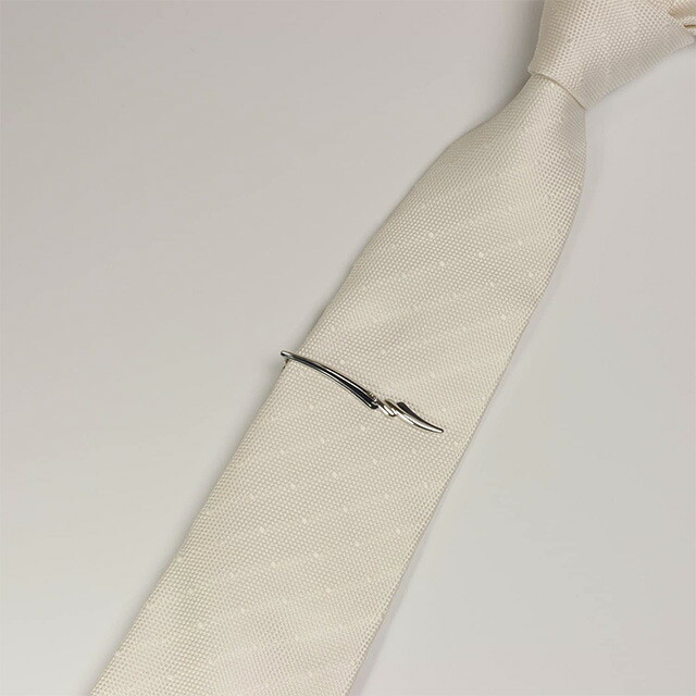 Mila schon ミラショーン ネクタイピン ブランド メンズ タイバー タイピン クリップ 真鍮 MS01024 シルバー アクセサリー ビジネス フォーマル 小物 記念日 誕生日プレゼント 就職祝い 男性 ギフト プレゼント 実用的