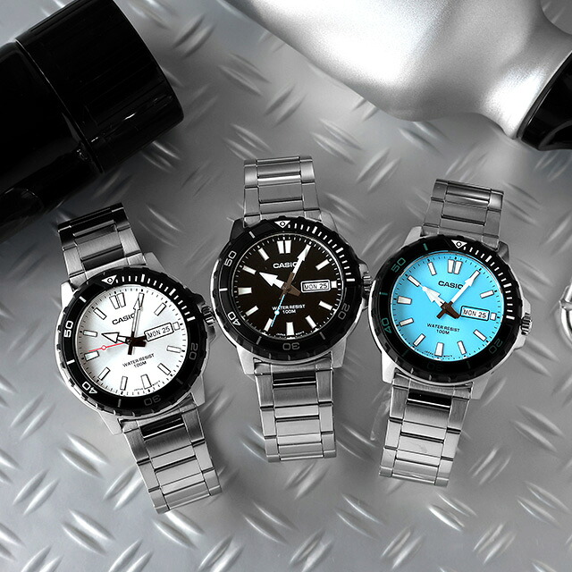 カシオ チープカシオ CASIO アウトドア クォーツ 電池式 MTD-125D スタンダード メンズ チプカシ 腕時計 ブランド カシオ CASIO アウトドア アナログ ブラック ブルー シルバー 黒 選べるモデル