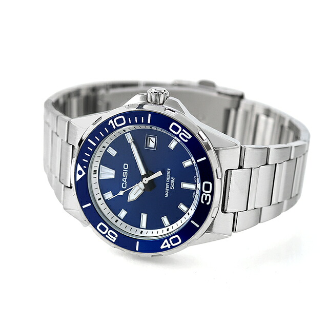 カシオ チープカシオ CASIO スタンダード クォーツ 電池式 MTD-145D-2AV 海外モデル メンズ チプカシ 腕時計 ブランド アナログ ブルー おしゃれ 防水 小さい 軽い かわいい プレゼント 実用的