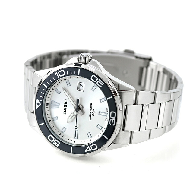 カシオ チープカシオ CASIO スタンダード クォーツ 電池式 MTD-145D-7AV 海外モデル メンズ チプカシ 腕時計 ブランド アナログ シルバー おしゃれ 防水 小さい 軽い かわいい プレゼント 実用的