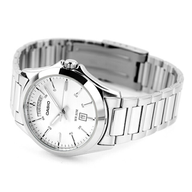 カシオ チープカシオ CASIO クォーツ 電池式 MTP-1370D-7A3V スタンダード 海外モデル メンズ チプカシ 腕時計 シンプル ブランド カシオ casio アナログ ホワイト 白 おしゃれ 防水 小さい 軽い かわいい プレゼント 実用的 学生 受験生 受験用 試験用 受験対応