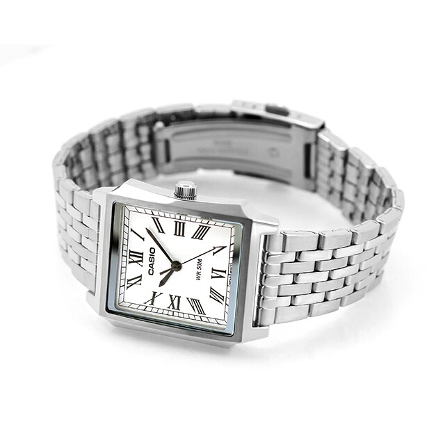 カシオ チープカシオ CASIO スタンダード クォーツ 電池式 MTP-B190D-7BV 海外モデル メンズ チプカシ 腕時計 ブランド アナログ ホワイト 白 おしゃれ 防水 小さい 軽い かわいい プレゼント 実用的