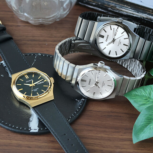 カシオ チープカシオ CASIO クォーツ 電池式 MTP-E735 スタンダード 海外モデル ユニセックス チプカシ メンズ レディース 腕時計 ブランド カシオ casio アナログ シルバー ブラック ダークグレー 黒 学生 受験生 受験用 試験用 受験対応 選べるモデル