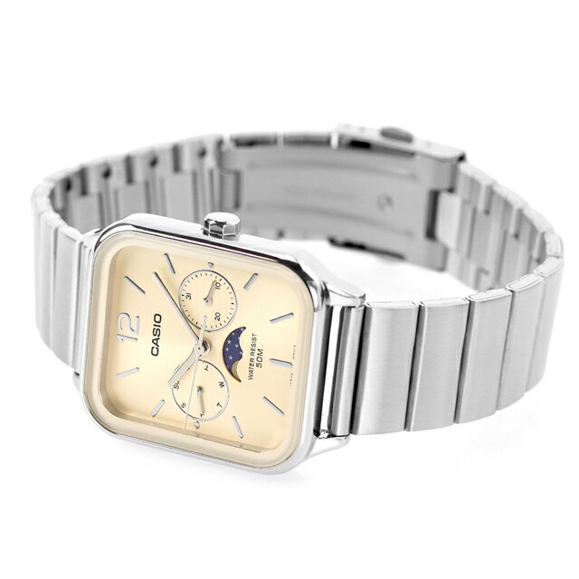 カシオ CASIO MTP-M305D-9AV スタンダード チプカシ ムーンフェイズ 海外モデル メンズ 腕時計 カシオ casio アナログ シャンパンゴールド ブランド おしゃれ 防水 小さい 軽い かっこいい プレゼント 男性 実用的