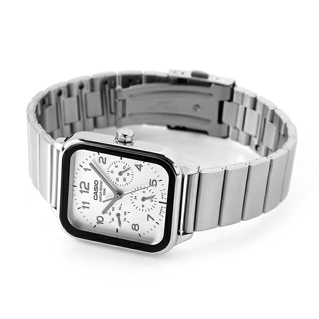 カシオ チープカシオ CASIO スタンダード クォーツ 電池式 MTP-M306D-7AV メンズ チプカシ 腕時計 ブランド アナログ シルバー おしゃれ 防水 小さい 軽い かわいい プレゼント 実用的
